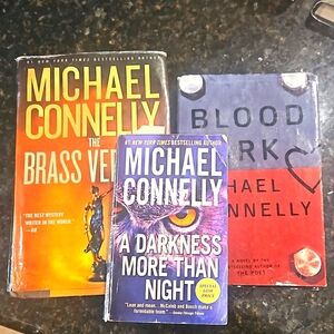 Michael Connelly books: Blood Work, A Darkness More Than Night,  Brass Verdict